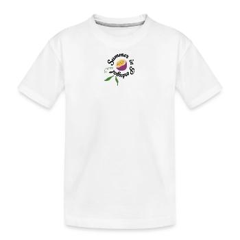 summer in portugal - Kinder Premium Bio T-Shirt - Weiß - Vorne