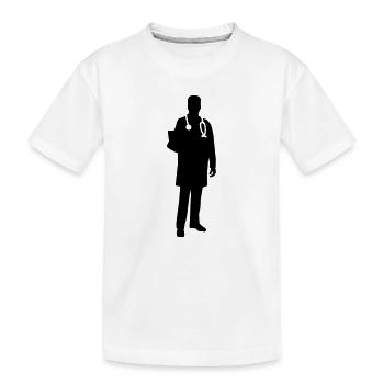 Arzt - Kinder Premium Bio T-Shirt - Weiß - Vorne