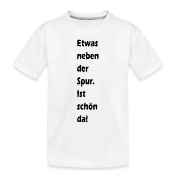 En dehors de la piste - T-shirt bio Premium Enfant - blanc - Devant