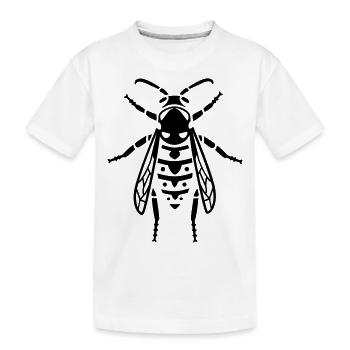 Insectes - Wasp - T-shirt bio Premium Enfant - blanc - Devant