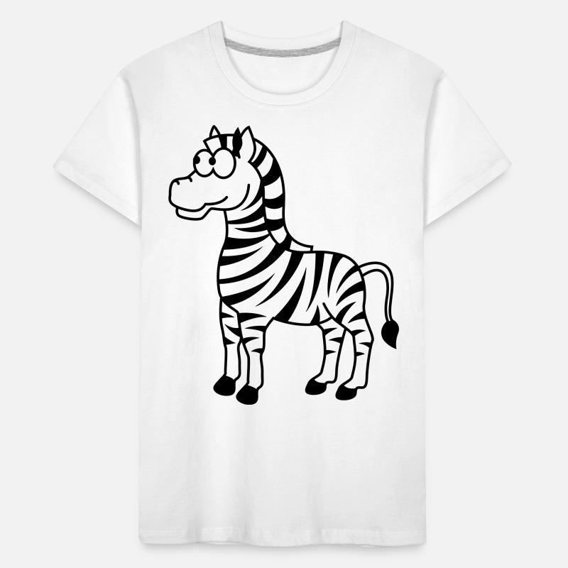 Zebra Comic Tier Kinder Premium Bio T-Shirt