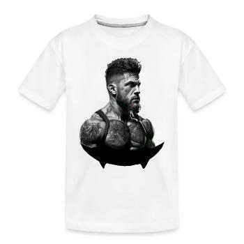 MMA - Kinder Premium Bio T-Shirt - Weiß - Vorne