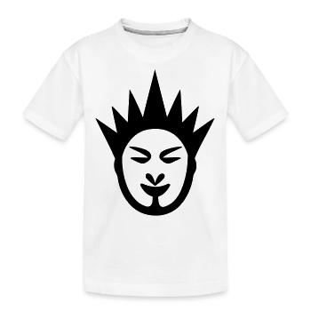clown - Kids' Premium Organic T-Shirt - white - Front