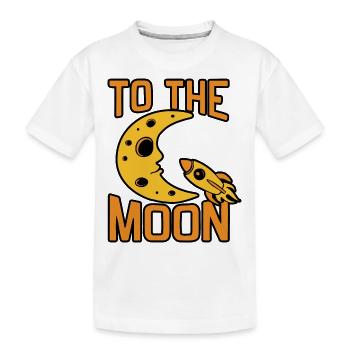 ZUM MOND - Kinder Premium Bio T-Shirt - Weiß - Vorne