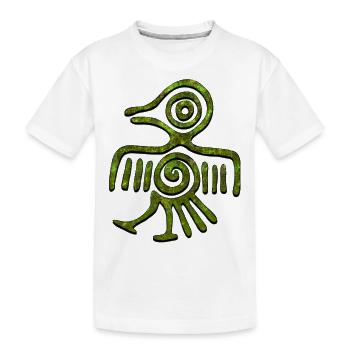 Maya Mexique Aztèque Mexicain Tribar Indien Crâne Inca - T-shirt bio Premium Enfant - blanc - Devant