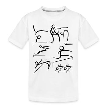 SPORT été compétition 2 - T-shirt bio Premium Enfant - blanc - Devant