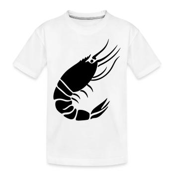 Crevette - T-shirt bio Premium Enfant - blanc - Devant