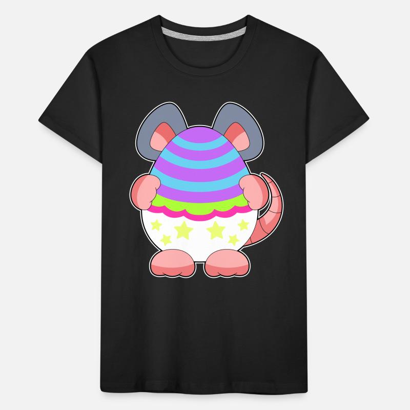 Mouse Easter Easter Egg Hide Kids' Premium Organic T-Shirt
