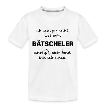 Student zum Bachelor - Kinder Premium Bio T-Shirt - Weiß - Vorne