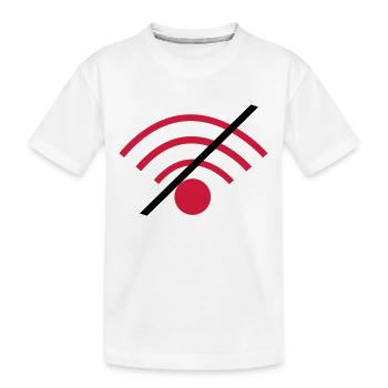 Pas de wifi - T-shirt bio Premium Enfant - blanc - Devant