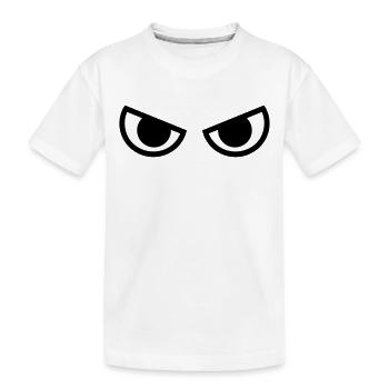 Eyes - Kids' Premium Organic T-Shirt - white - Front