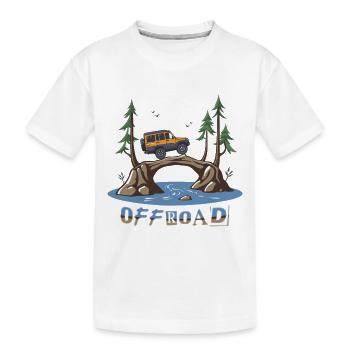 Véhicules tout-terrain - T-shirt bio Premium Enfant - blanc - Devant