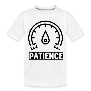 Patience - T-shirt bio Premium Enfant - blanc - Devant