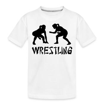 Lutte Femmes Filles Femmes - T-shirt bio Premium Enfant - blanc - Devant