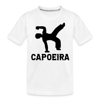 Capoeira - Kinder Premium Bio T-Shirt - Weiß - Vorne