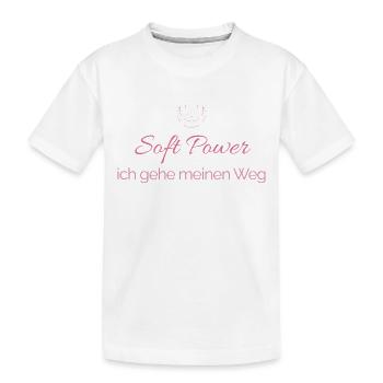 Mein Weg. Mein Tempo. Meine Wahrheit. - Kinder Premium Bio T-Shirt - Weiß - Vorne