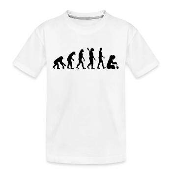 Stricken - Kinder Premium Bio T-Shirt - Weiß - Vorne