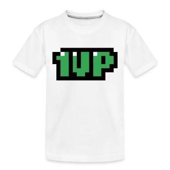 1up vert - T-shirt bio Premium Enfant - blanc - Devant