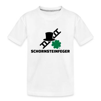 Schornsteinfeger - Kinder Premium Bio T-Shirt - Weiß - Vorne