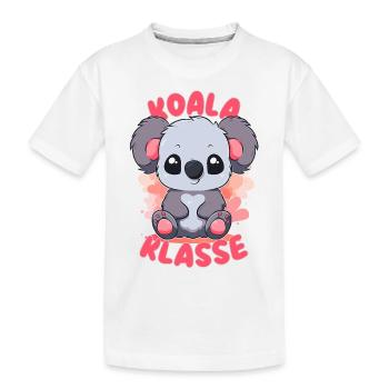 Süßes Koalaklasse Grundschule Klassentier - Kinder Premium Bio T-Shirt - Weiß - Vorne