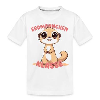 Süßes Erdmännchenklasse Grundschule Klassentier - Kinder Premium Bio T-Shirt - Weiß - Vorne