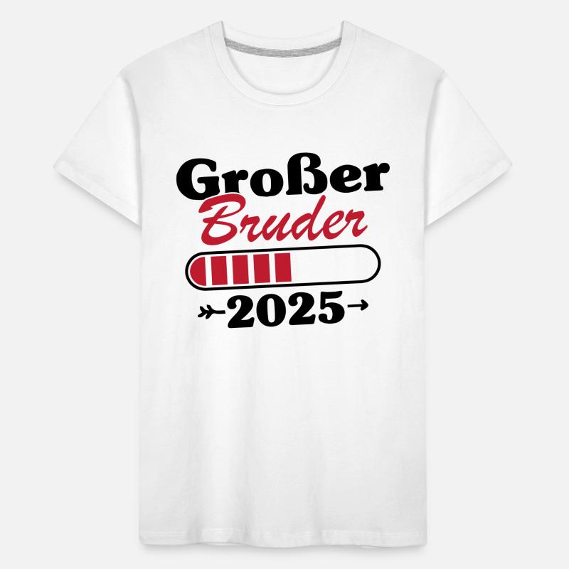 Großer Bruder Loading 2025 Kinder Premium Bio T-Shirt