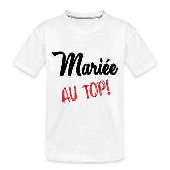 FUTURE MARIEE - T-shirt bio Premium Enfant - blanc - Devant