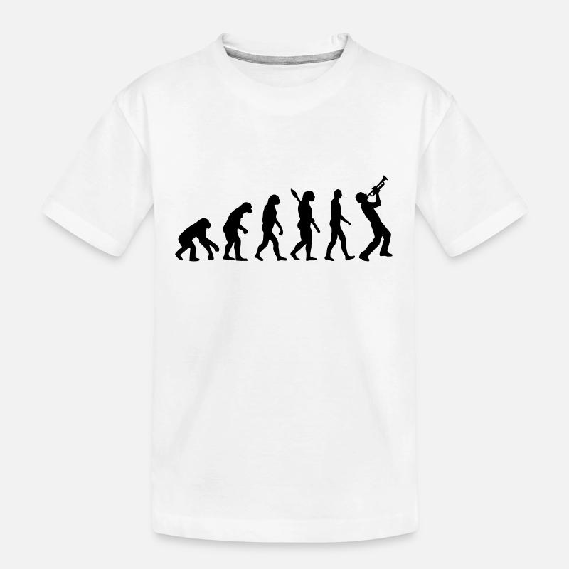 Evolution Trompette - T-shirt bio Premium Enfant - blanc