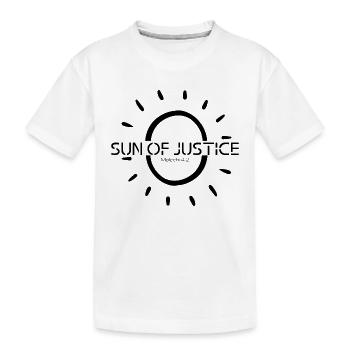 Sonne der Gerechtigkeit - Mal/4:2 - Kinder Premium Bio T-Shirt - Weiß - Vorne