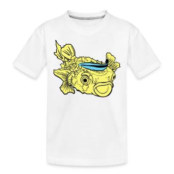 Hedgehog Fish Puffer Fish Cleaner Wlabse - T-shirt bio Premium Enfant - blanc - Devant