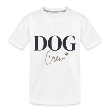 Équipage canin - T-shirt bio Premium Enfant - blanc - Devant