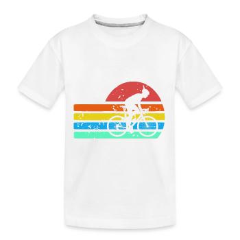 Confident Women Ride Bold and Fast - Kids' Premium Organic T-Shirt - white - Front
