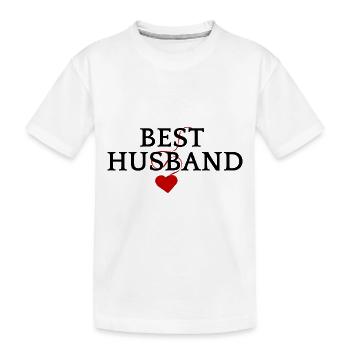 Meilleur mari - T-shirt bio Premium Enfant - blanc - Devant