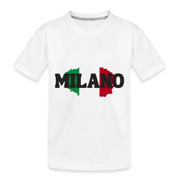 Milano Mailand Milan Italia - Kids' Premium Organic T-Shirt - white - Front