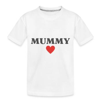 La meilleure maman de tous les temps - T-shirt bio Premium Enfant - blanc - Devant