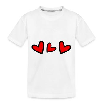 ALLES GUTE ZUM GEBURTSTAG!. ALLES GUTE ZUM GEBURTSTAG!. JAHRESTAG. - Kinder Premium Bio T-Shirt - Weiß - Vorne
