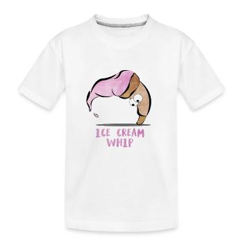 Fouet à la crème glacée - T-shirt bio Premium Enfant - blanc - Devant