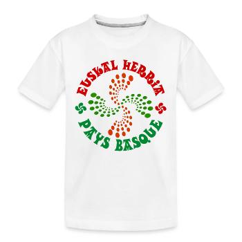 Pays Basque - T-shirt bio Premium Enfant - blanc - Devant
