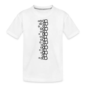qadrati_1c - T-shirt bio Premium Enfant - blanc - Devant