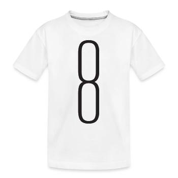 8 - T-shirt bio Premium Enfant - blanc - Devant