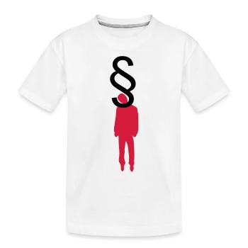 Suspendre avocat Couleur - T-shirt bio Premium Enfant - blanc - Devant