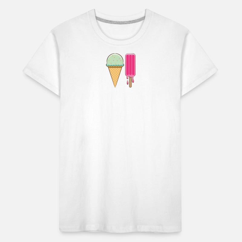 Ich mag Eis Kinder Premium Bio T-Shirt