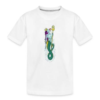 Sirene - Kinder Premium Bio T-Shirt - Weiß - Vorne