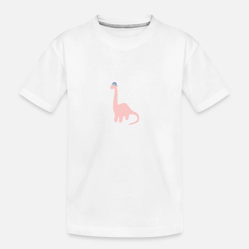 Dinosaurier - Kinder Premium Bio T-Shirt - Weiß