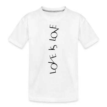 L’amour est amour - T-shirt bio Premium Enfant - blanc - Devant