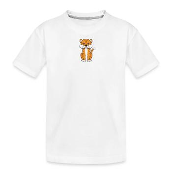 Tigre - T-shirt bio Premium Enfant - blanc - Devant