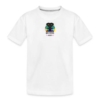Bahamas Königin - Kinder Premium Bio T-Shirt - Weiß - Vorne