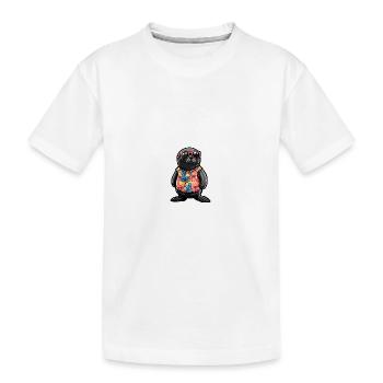 Seal Animal Cool Summer - Kids' Premium Organic T-Shirt - white - Front