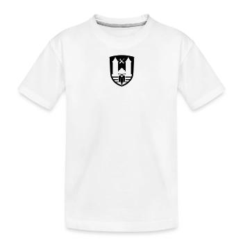 Mopedsport Wappen / Logo / Emblem - Kinder Premium Bio T-Shirt - Weiß - Vorne