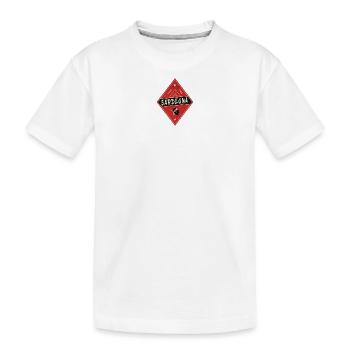 Sardinia vintage design - Kids' Premium Organic T-Shirt - white - Front